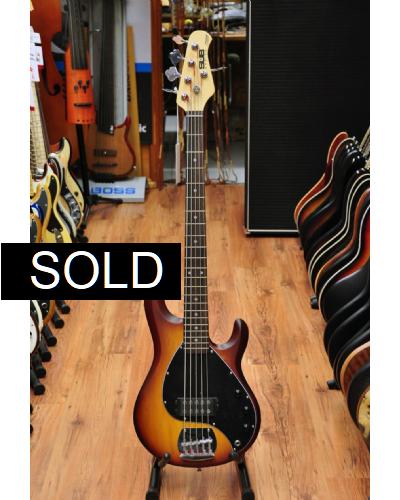 Musicman Sterling SUB RAY5 Honeyburst Rosewood